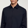 Fitted stretch cotton shirt Fitted stretch cotton shirt