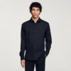 Fitted stretch cotton shirt Fitted stretch cotton shirt