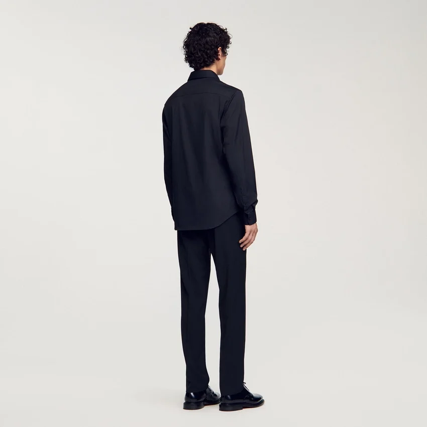 Fitted stretch cotton shirt Fitted stretch cotton shirt