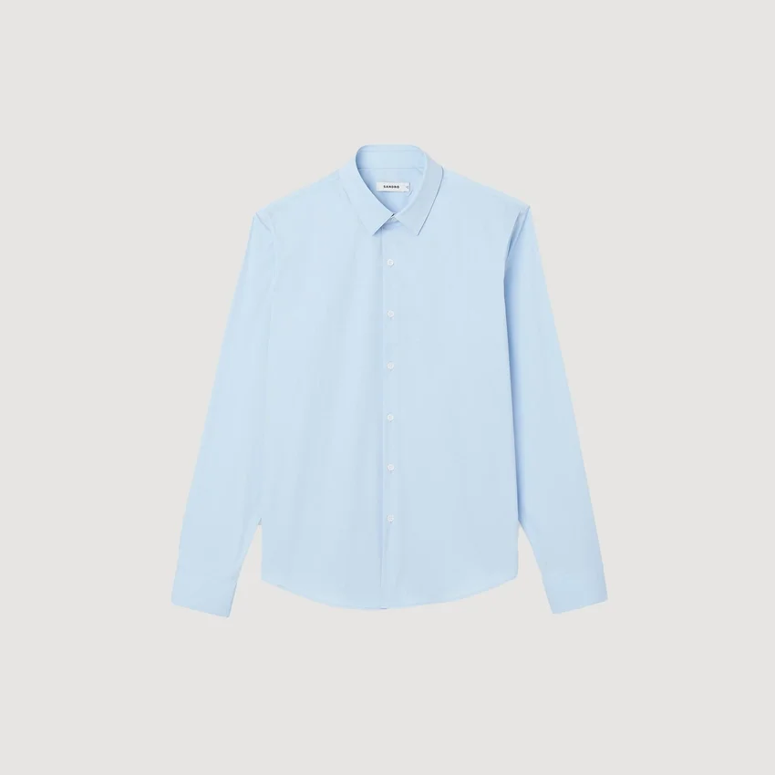 Fitted stretch cotton shirt Fitted stretch cotton shirt