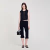 Pleated crop top