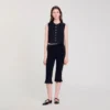 Pleated crop top