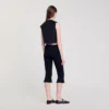 Pleated crop top