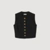 Pleated crop top