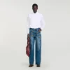 Pleated cropped shirt Pleated cropped shirt