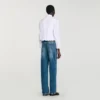 Pleated cropped shirt Pleated cropped shirt
