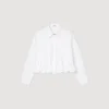 Pleated cropped shirt Pleated cropped shirt