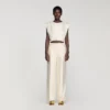 Pleated satin crop top Pleated satin crop top