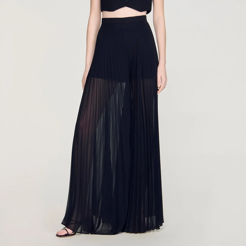 Pleated wide-leg trousers Pleated wide-leg trousers