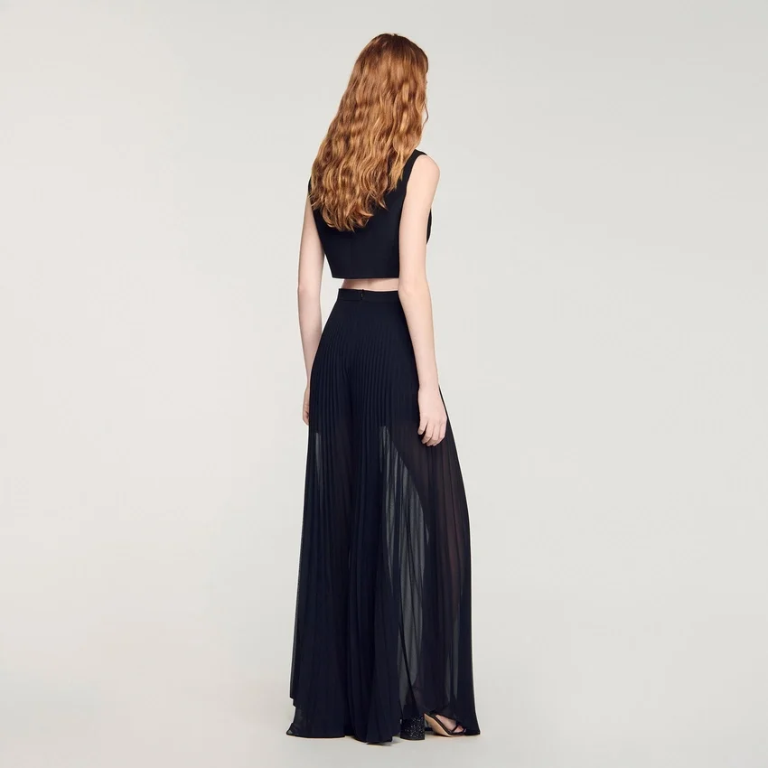 Pleated wide-leg trousers Pleated wide-leg trousers