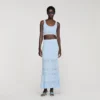 Pointelle knit crop top Pointelle knit crop top