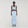 Pointelle knit crop top Pointelle knit crop top