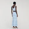 Pointelle knit crop top Pointelle knit crop top