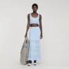 Pointelle knit maxi skirt Pointelle knit maxi skirt