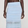 Pointelle knit maxi skirt Pointelle knit maxi skirt