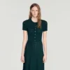 Pointelle knit midi dress Pointelle knit midi dress