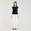 Pointelle knit sweater Pointelle knit sweater