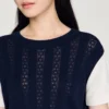 Pointelle knit sweater Pointelle knit sweater