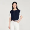 Pointelle knit sweater Pointelle knit sweater