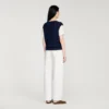 Pointelle knit sweater Pointelle knit sweater