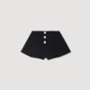 Press-stud flared shorts Press-stud flared shorts
