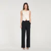 Pressed-crease suit trousers Pressed-crease suit trousers