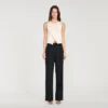 Pressed-crease suit trousers Pressed-crease suit trousers