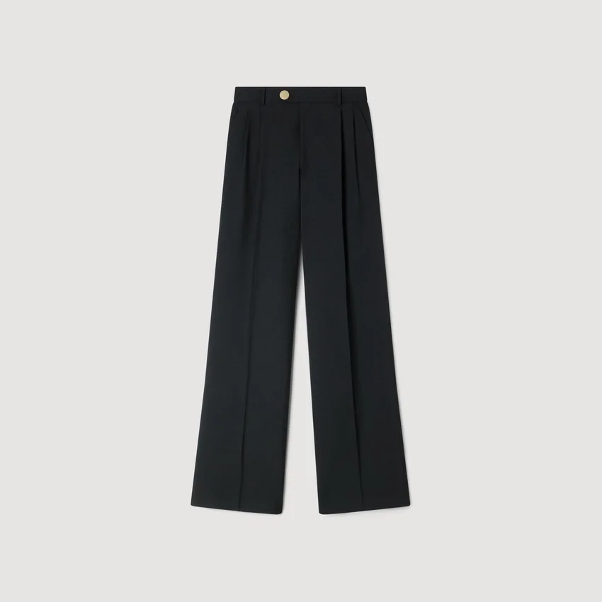 Pressed-crease suit trousers Pressed-crease suit trousers