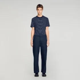 Raw barrel jeans