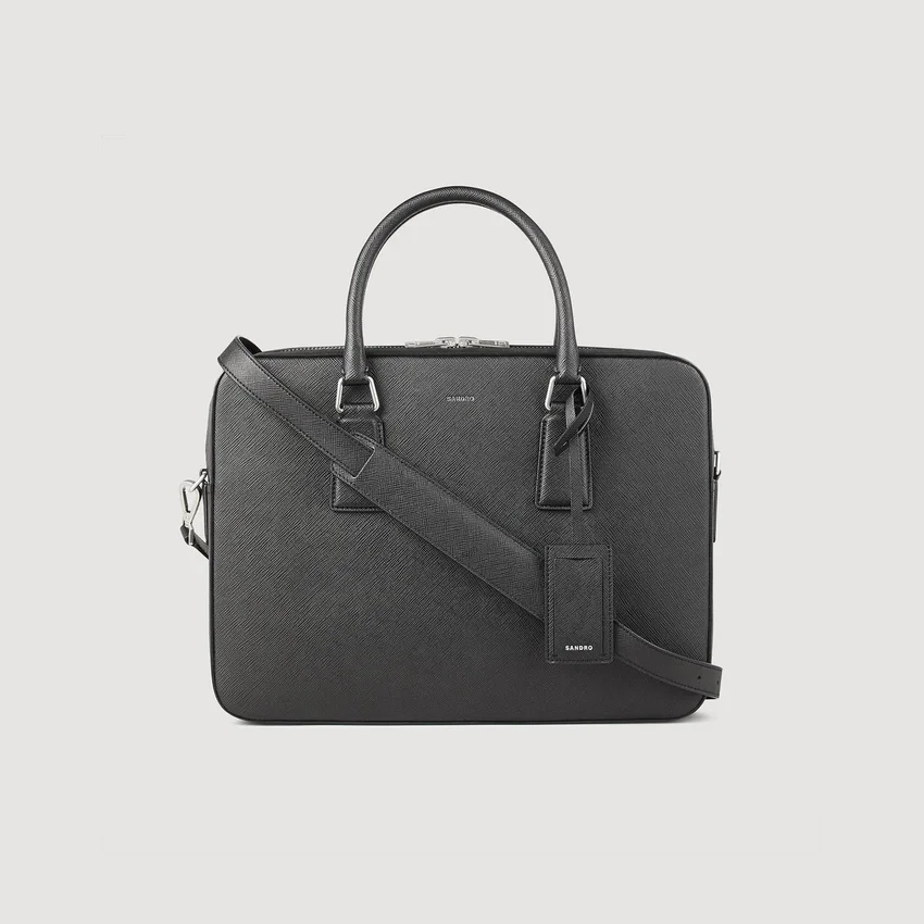Reconstituted leather briefcase Reconstituted leather briefcase