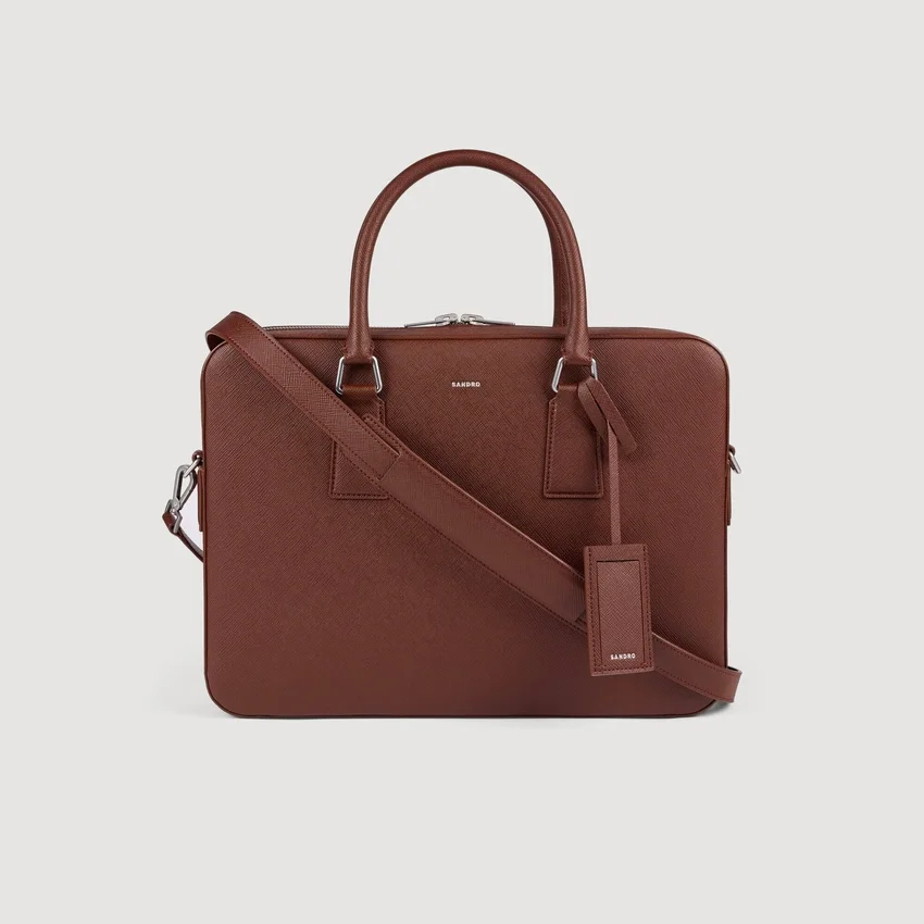 Reconstituted leather briefcase Reconstituted leather briefcase