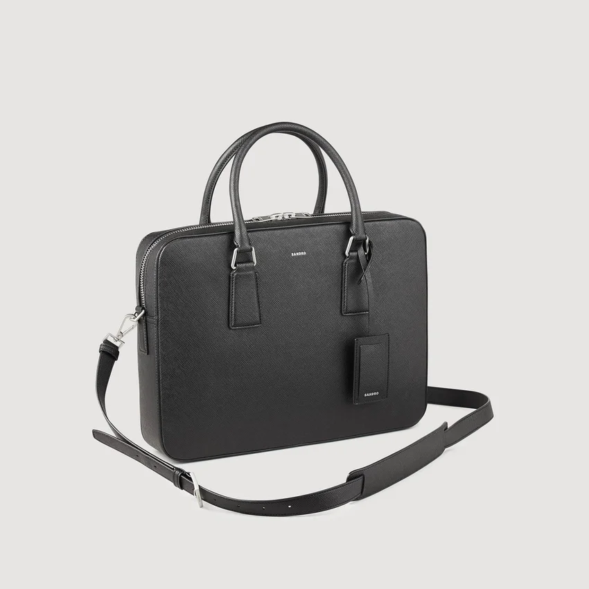Reconstituted leather briefcase Reconstituted leather briefcase