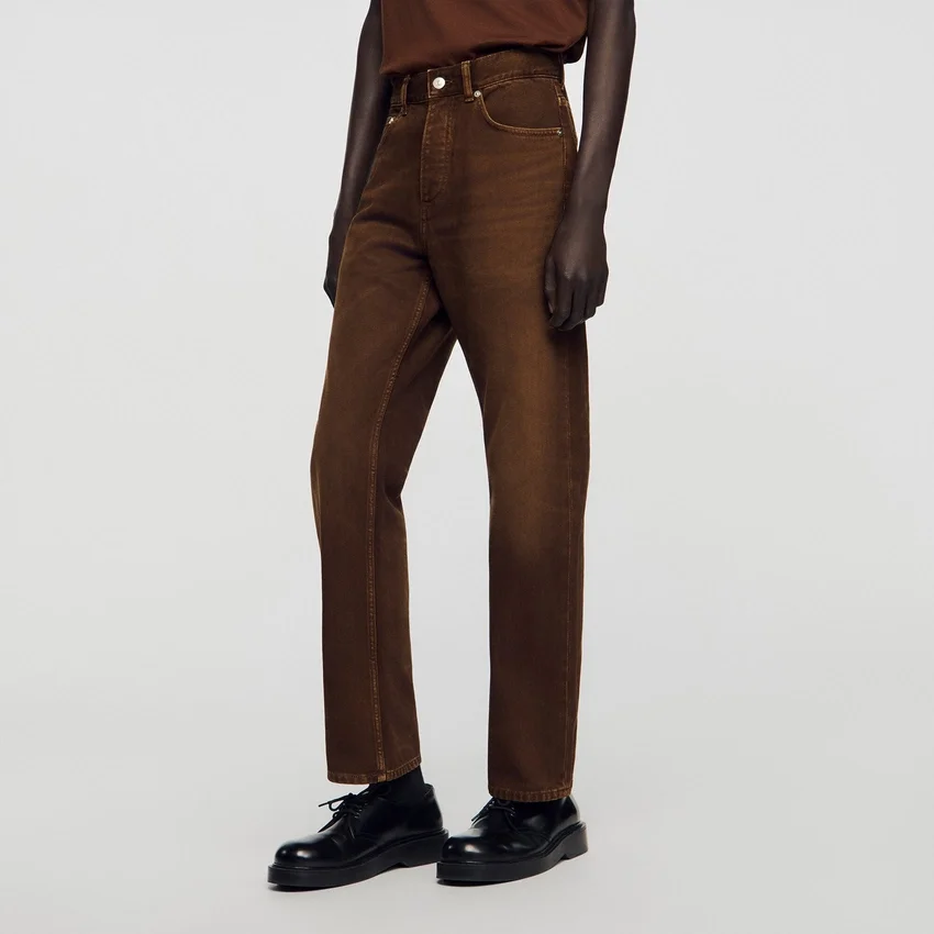 Regular washed-effect jeans Regular washed-effect jeans