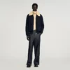Removable collar aviator jacket Removable collar aviator jacket