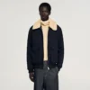 Removable collar aviator jacket Removable collar aviator jacket