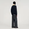 Removable collar aviator jacket Removable collar aviator jacket