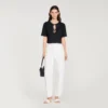 Rhinestone cropped T-shirt Rhinestone cropped T-shirt