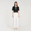 Rhinestone cropped T-shirt Rhinestone cropped T-shirt