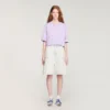 Rhinestone cropped T-shirt Rhinestone cropped T-shirt