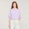 Rhinestone cropped T-shirt Rhinestone cropped T-shirt