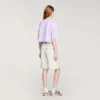 Rhinestone cropped T-shirt Rhinestone cropped T-shirt