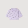 Rhinestone cropped T-shirt Rhinestone cropped T-shirt