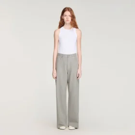 Rhinestone-embellished jeans