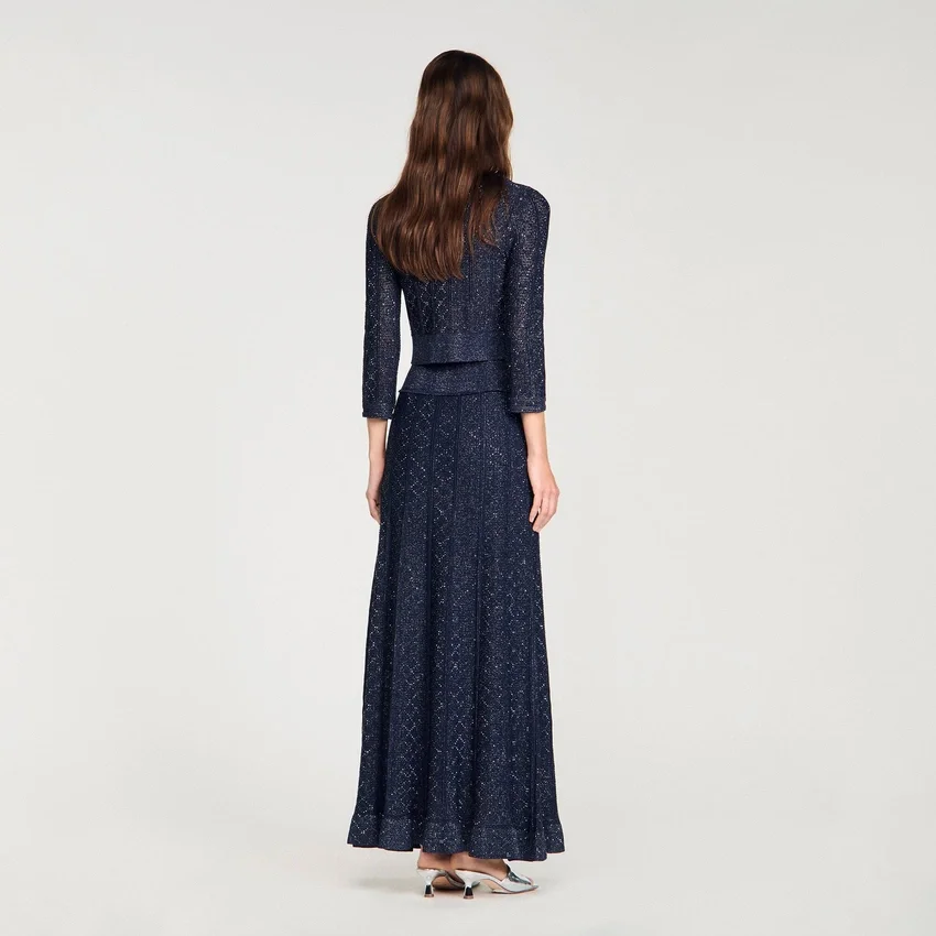 Rhinestone knit maxi skirt Rhinestone knit maxi skirt