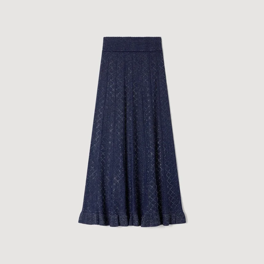 Rhinestone knit maxi skirt Rhinestone knit maxi skirt