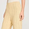 Rhinestone knit trousers Rhinestone knit trousers