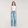 Rhinestone straight-leg jeans Rhinestone straight-leg jeans