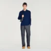Rib knit cardigan