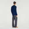 Rib knit cardigan