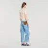 Ribbed button placket knit top Ribbed button placket knit top